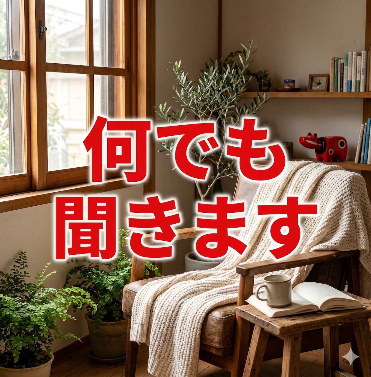 少しでも☆NGなし 何でもお話聞きます 愚痴、人には言えない悩み、なんでも聞きます イメージ1