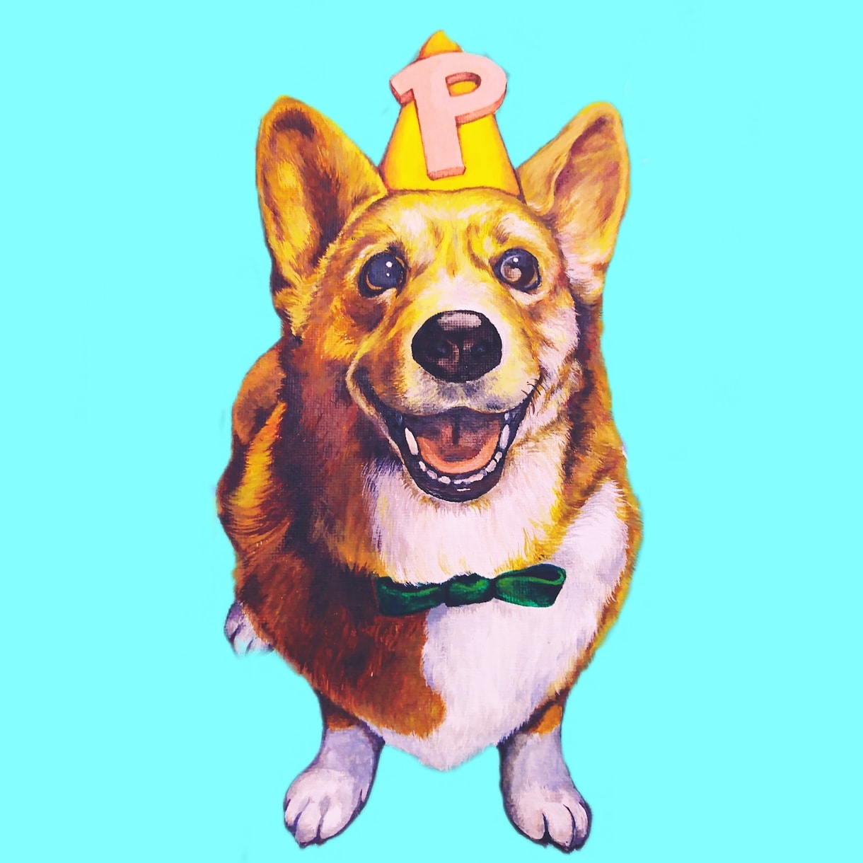 アクリル絵の具であなたの家族を描きます あの日あの時の思い出画像を絵にしませんか？ イメージ2