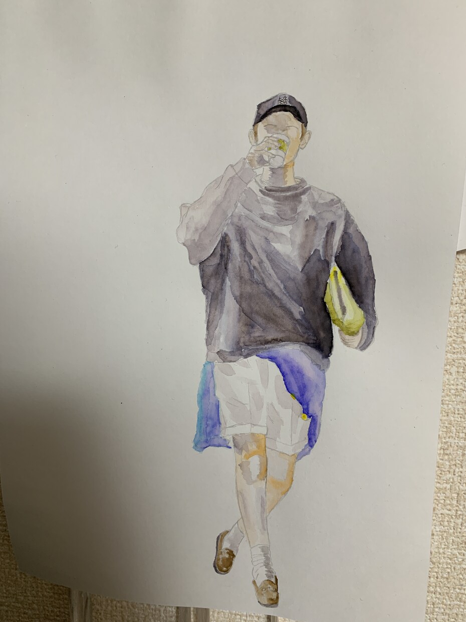 イラストを描きます 写真を水彩とボールペンで模写します イメージ3