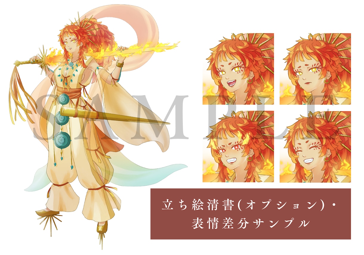 オリジナルキャラクターのデザインラフ画を制作します 老若男女、幅広く対応いたします！ イメージ3