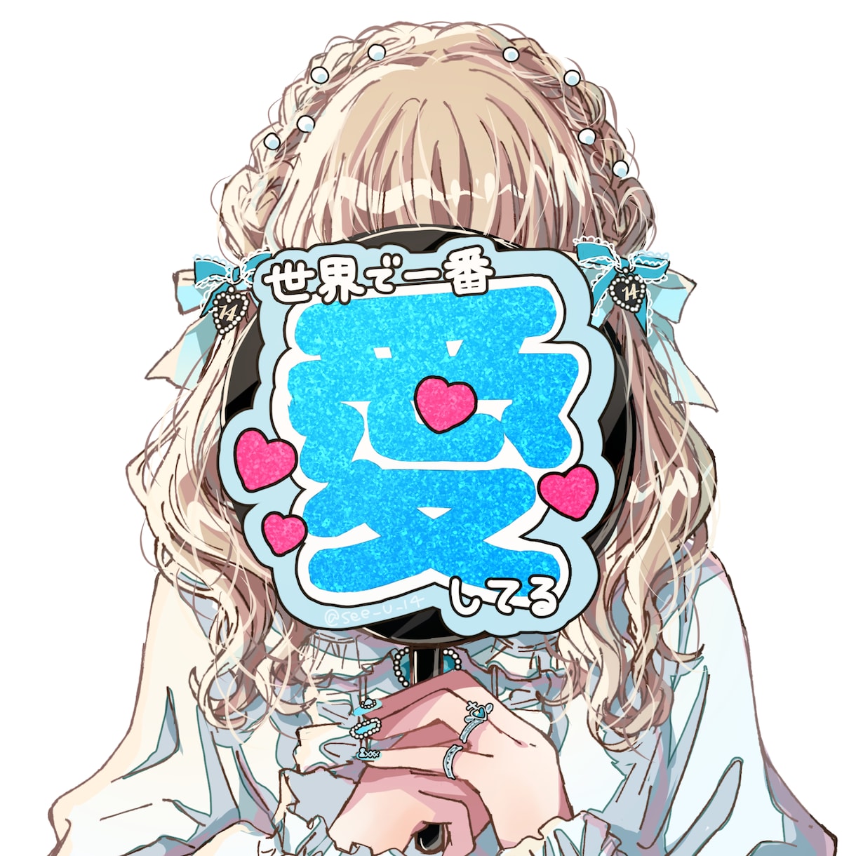 量産型、地雷系女子の可愛いアイコンを描きます 【SNSアイコン用】女の子のイラストを描きます！※商用利用可 イメージ2
