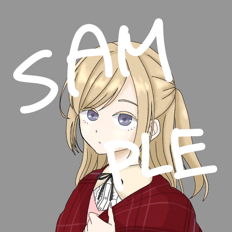 SNSのアイコンなど、イラストを描きます 女の子が得意です。描き込み具合によって料金変わります。 イメージ6
