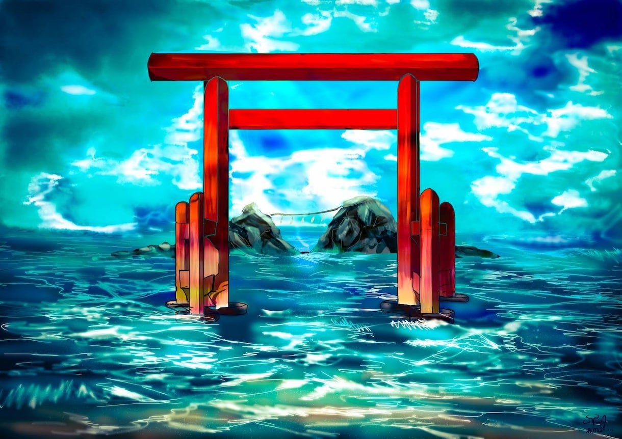 20000円～幻想的な風景描きます 神秘的なイラストを提供します！ イメージ3