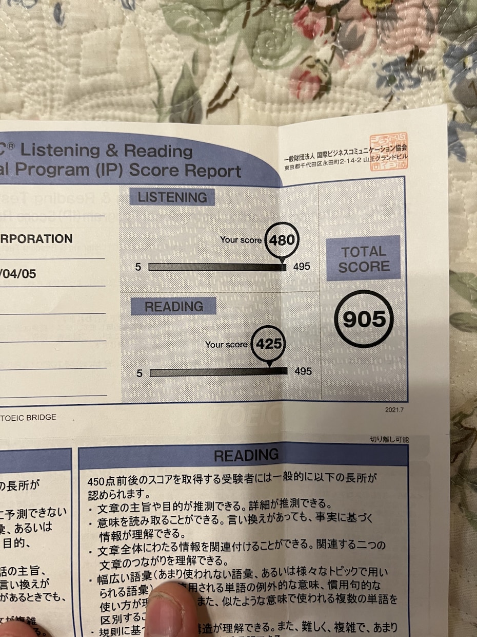 初心者向け◆TOEIC600獲得をサポートします TOEIC900点獲得者が徹底サポートします！！ イメージ5