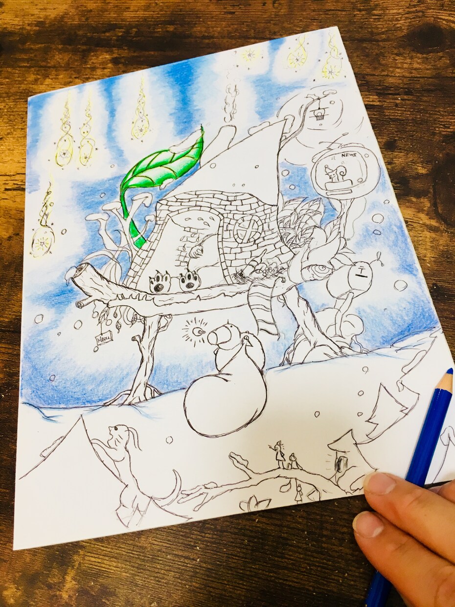 クリスマスの暖かいイラストやロゴや絵を描きます クリスマスのイラストやロゴ作成できます。絵本でも可。 イメージ4