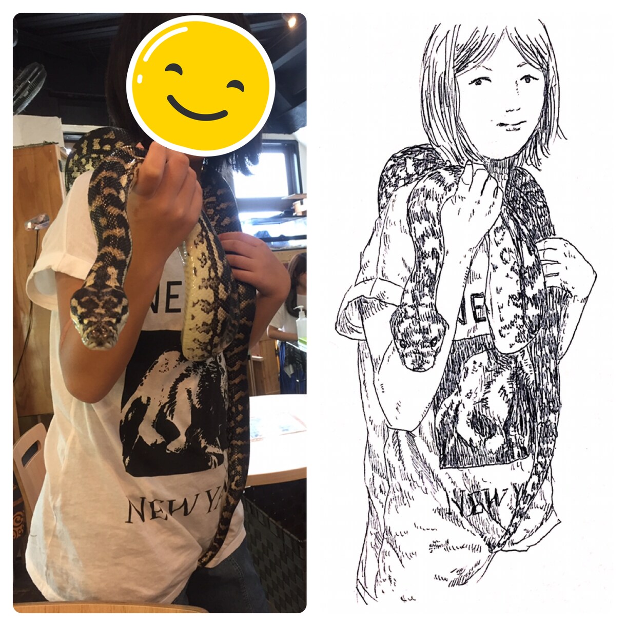 素敵な写真をイラストにします デジタルでは出せない暖かい雰囲気のイラストです！ イメージ1