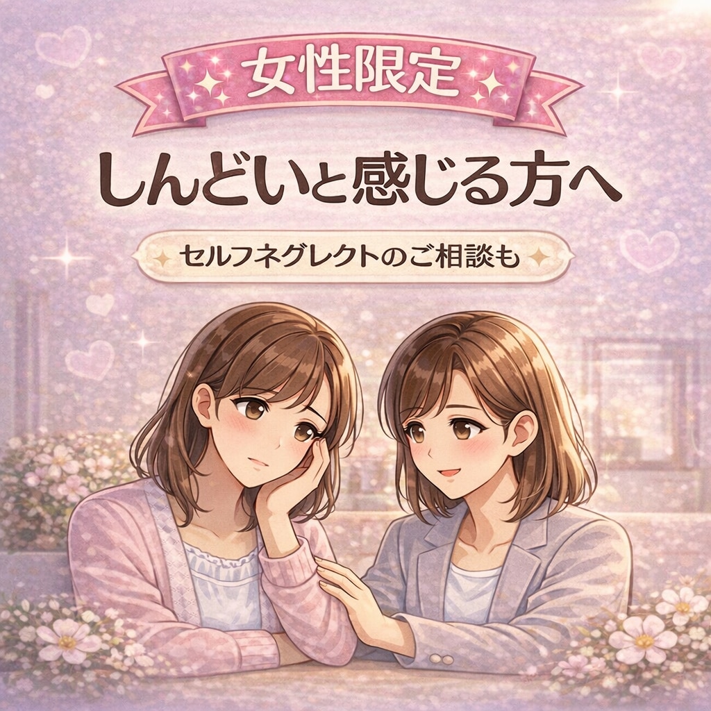 最近しんどいと感じる方お話お聞きします ご自身でも周囲でも1人で抱えなくて大丈夫です イメージ1