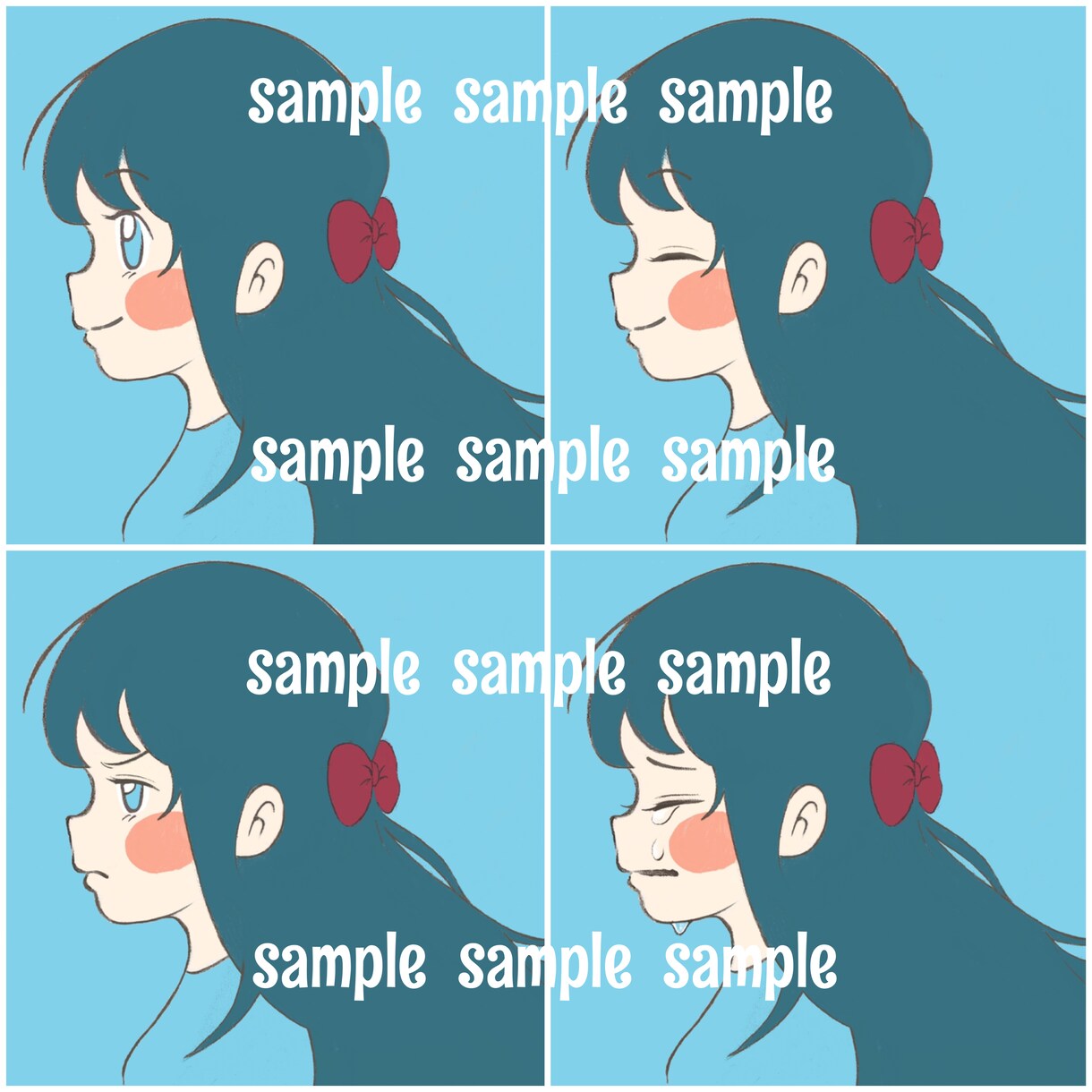 あなたの理想のかわいい女の子イラスト描きます 自分だけのＳＮＳアイコンで個性を出そう！ イメージ1