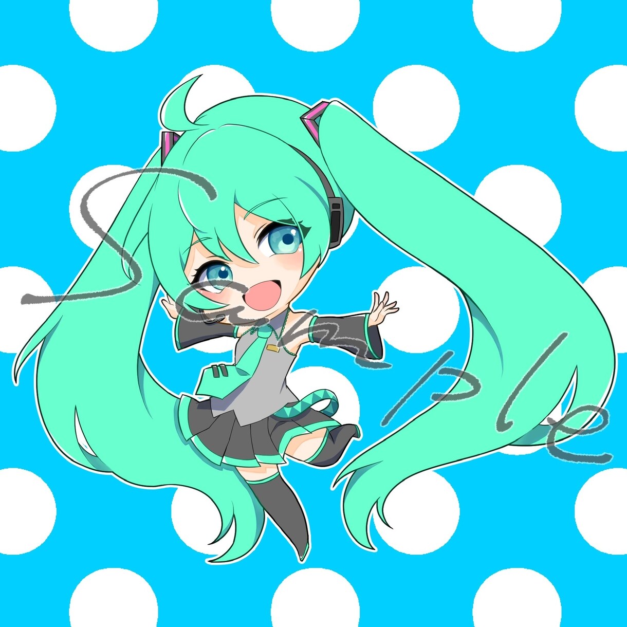 可愛いちびキャラ描かせて頂きます オリキャラ、VTuber、アイコン、アクスタなど イメージ1