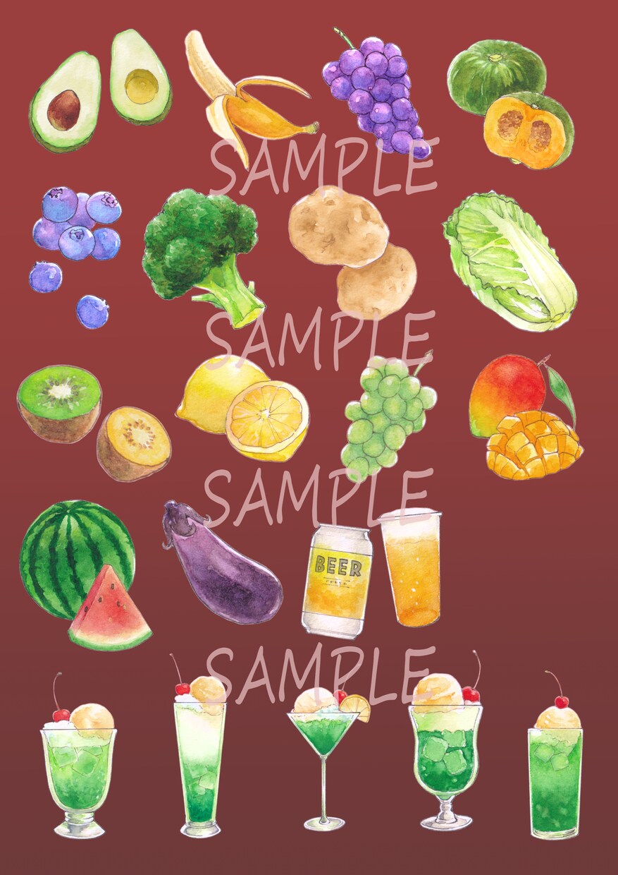 ちょっとリアルで美味しそうな食べ物イラスト描きます メニューや広告など！食べ物イラストを添えたい人に イメージ3