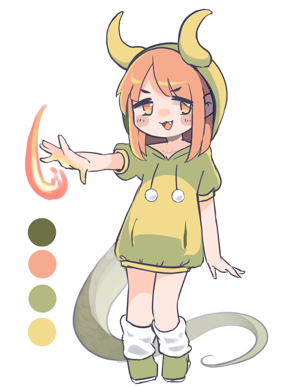 かわいい系のキャクターイラストを描きます アイコンや立ち絵などご自由にお使い下さい。 イメージ3