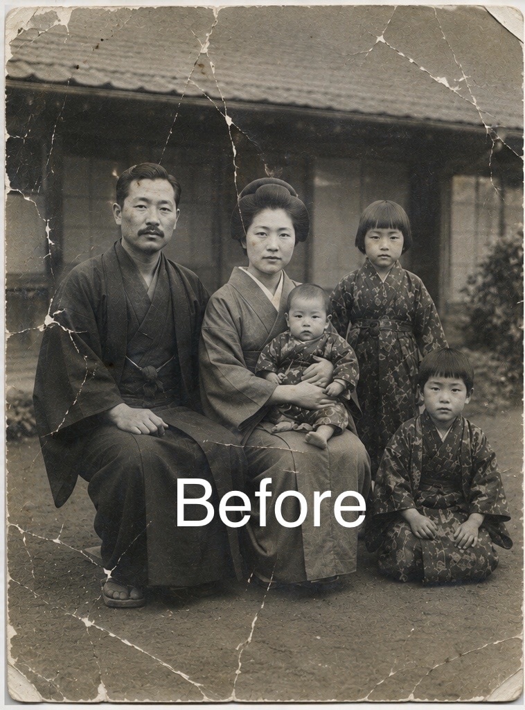 AIで写真をキレイに補正・加工します 大切な思い出の写真をもっと綺麗に イメージ7