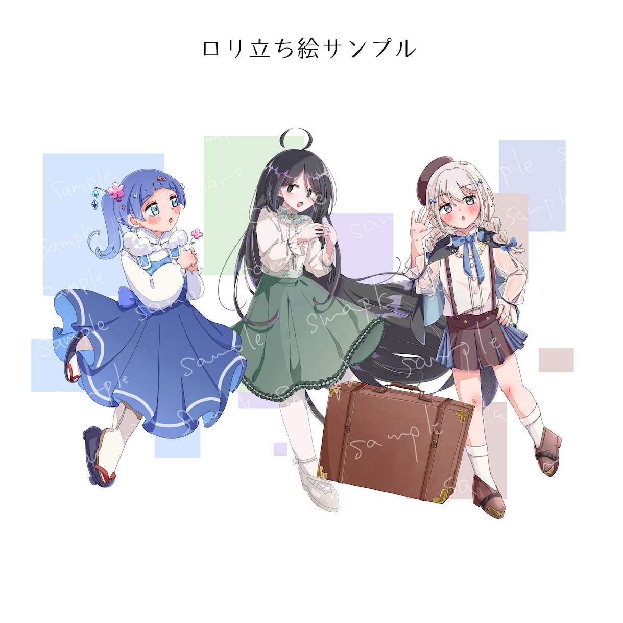 立ち絵を描きます 女性や少年少女キャラが得意です イメージ6