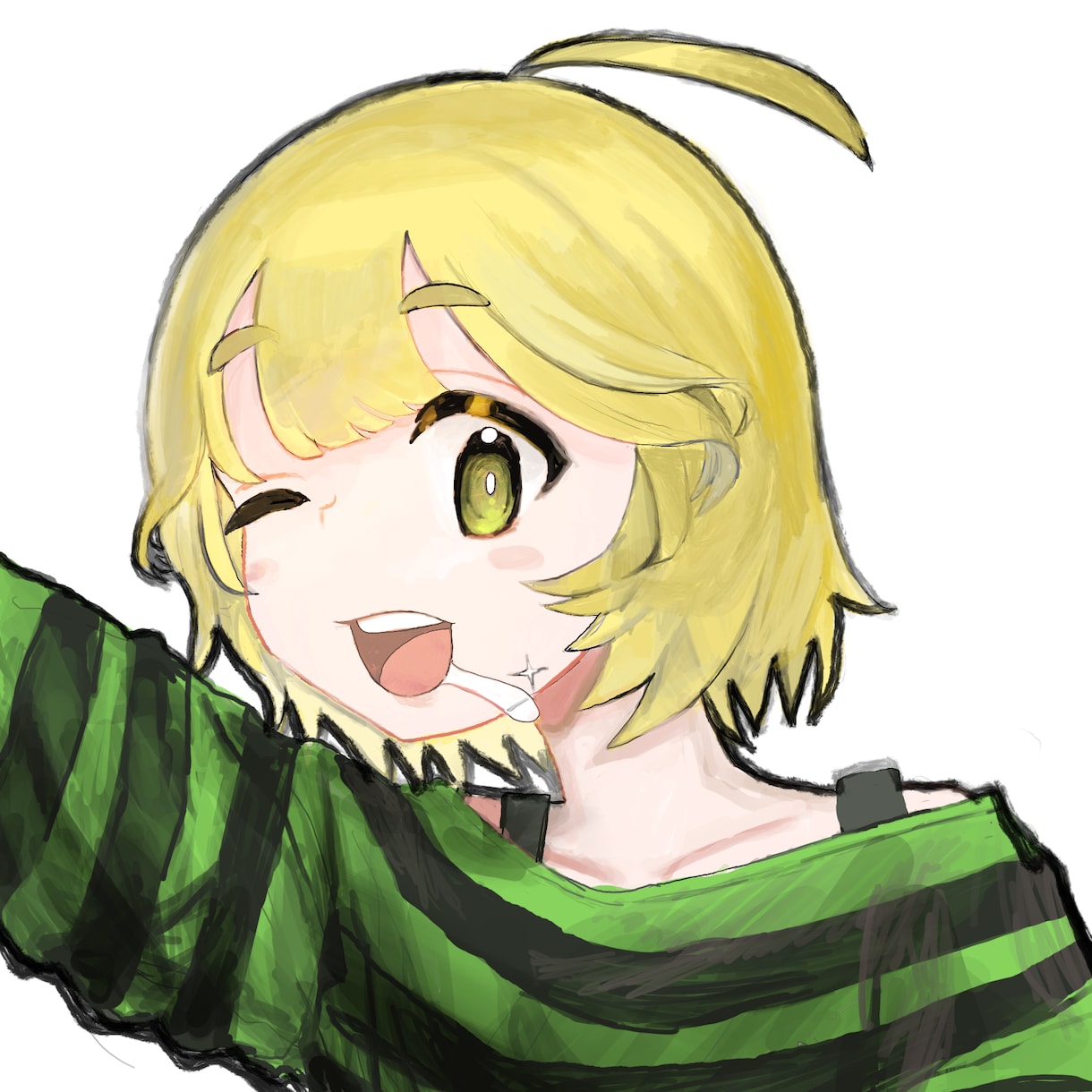 格安❗️イラスト制作します 厚塗りタッチで貴方の印象を掴もう！アイコンにオススメです。 イメージ2