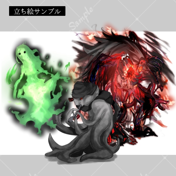 TRPGで使用する立ち絵を制作いたします 【商業利用可】TRPGで使用する立ち絵の制作いたします。 イメージ3