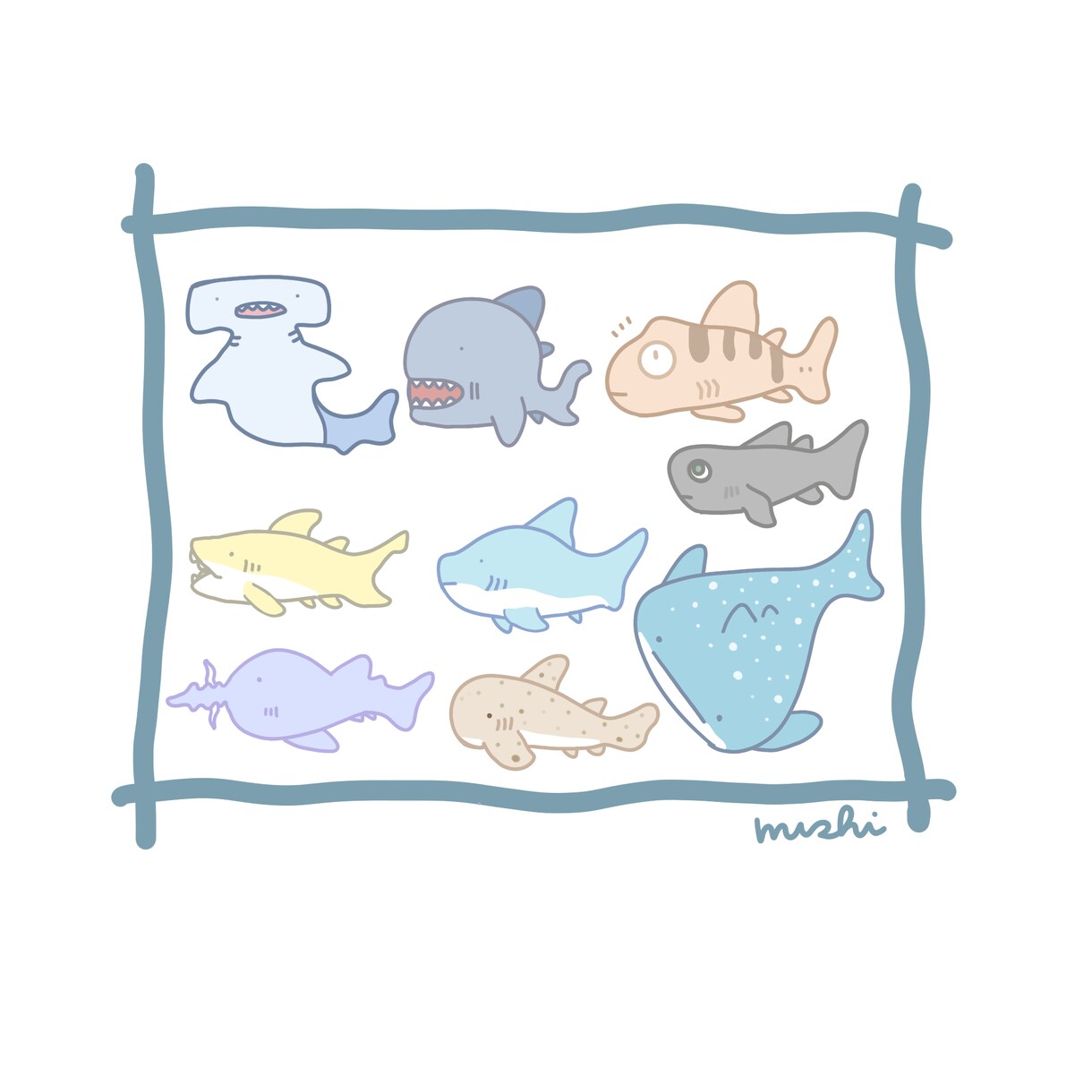 愛着湧く貴方だけの特別なイラストを作成します ゆるくて愛おしい、そんな優しいイラストをあなたおくります。 イメージ8
