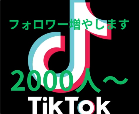 TikTokフォロワー増やします 値下げしました！フォロワー増加確実です！！ イメージ1