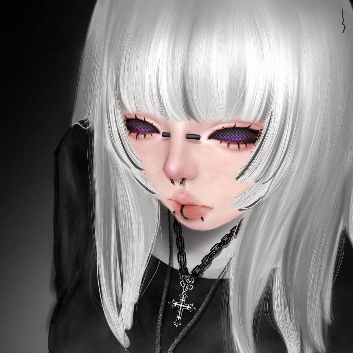 和風なダークファンタジーイラストを作成します タトゥーデザインなどもできます。 イメージ8