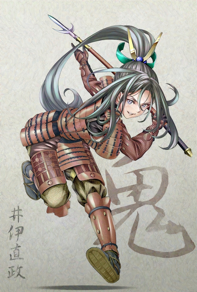 戦国の英雄・武将などの歴史的な人物キャラを描きます 奮い立つ戦国英雄・武将キャライラスト イメージ3