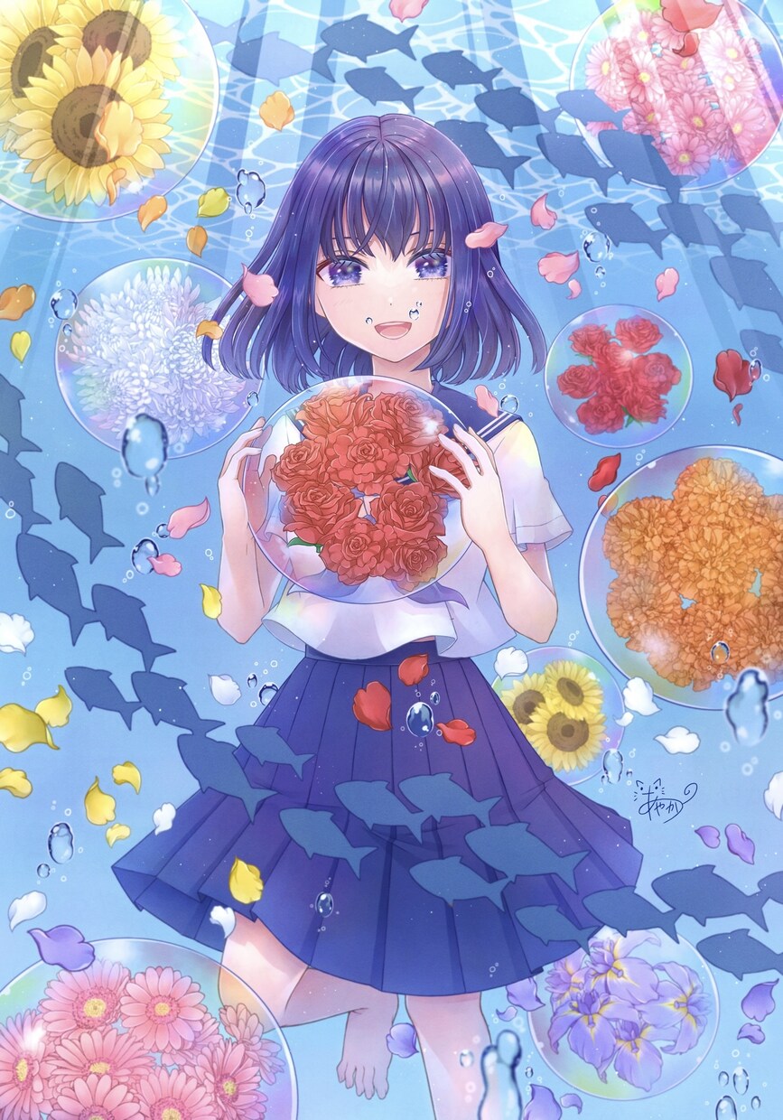 ご希望の全身イラスト、1枚絵描きます イラコン受賞実績有り。女の子のイラストならおまかせ下さい！ イメージ3