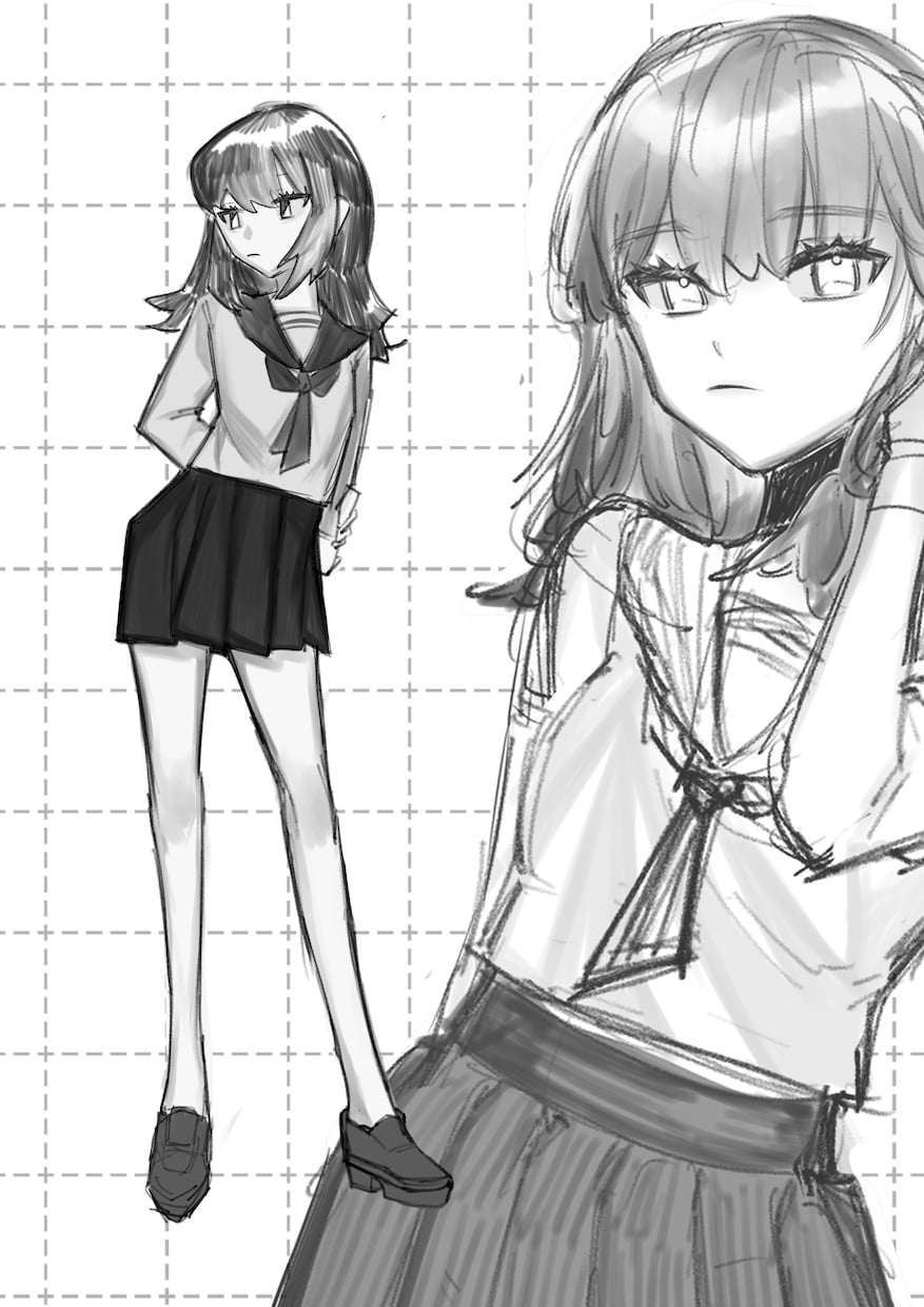 可愛らしい絵柄で描きます TRPGで使用されるキャラクター制作を行います！ イメージ6