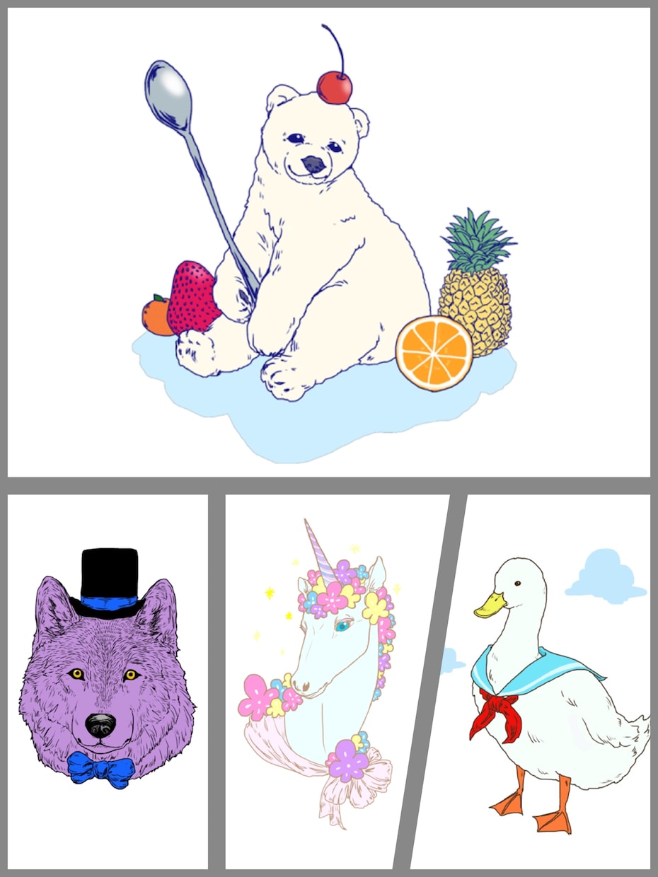リアルなタッチで動物のイラストを描きます 【商用可】スマホの壁紙、SNS用やアイコン、挿絵にどうぞ！ イメージ6