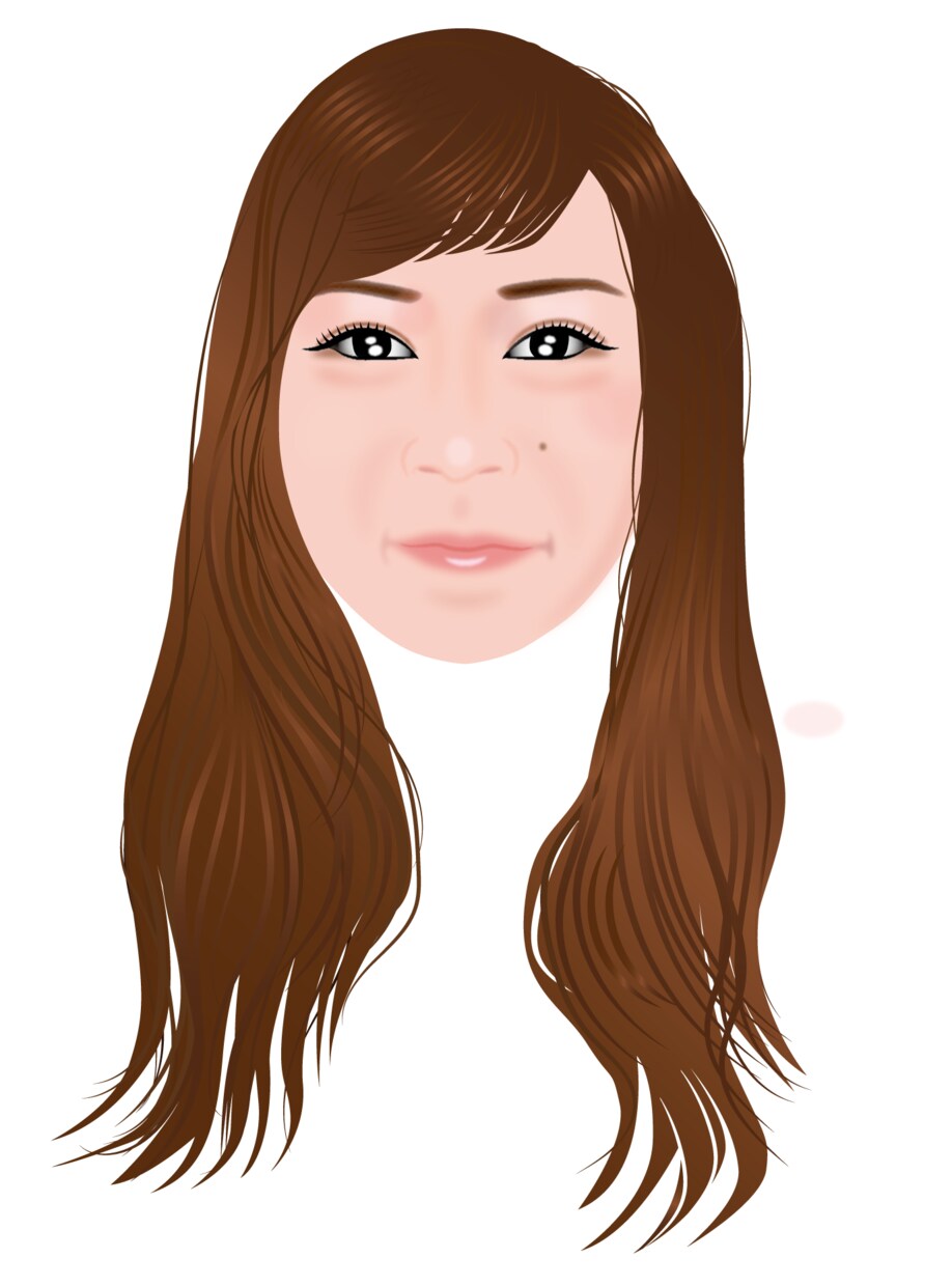 プチ整形とヘアチェンジした可愛いあなたを描きます より可愛くなった新しいあなたの発見 イメージ2