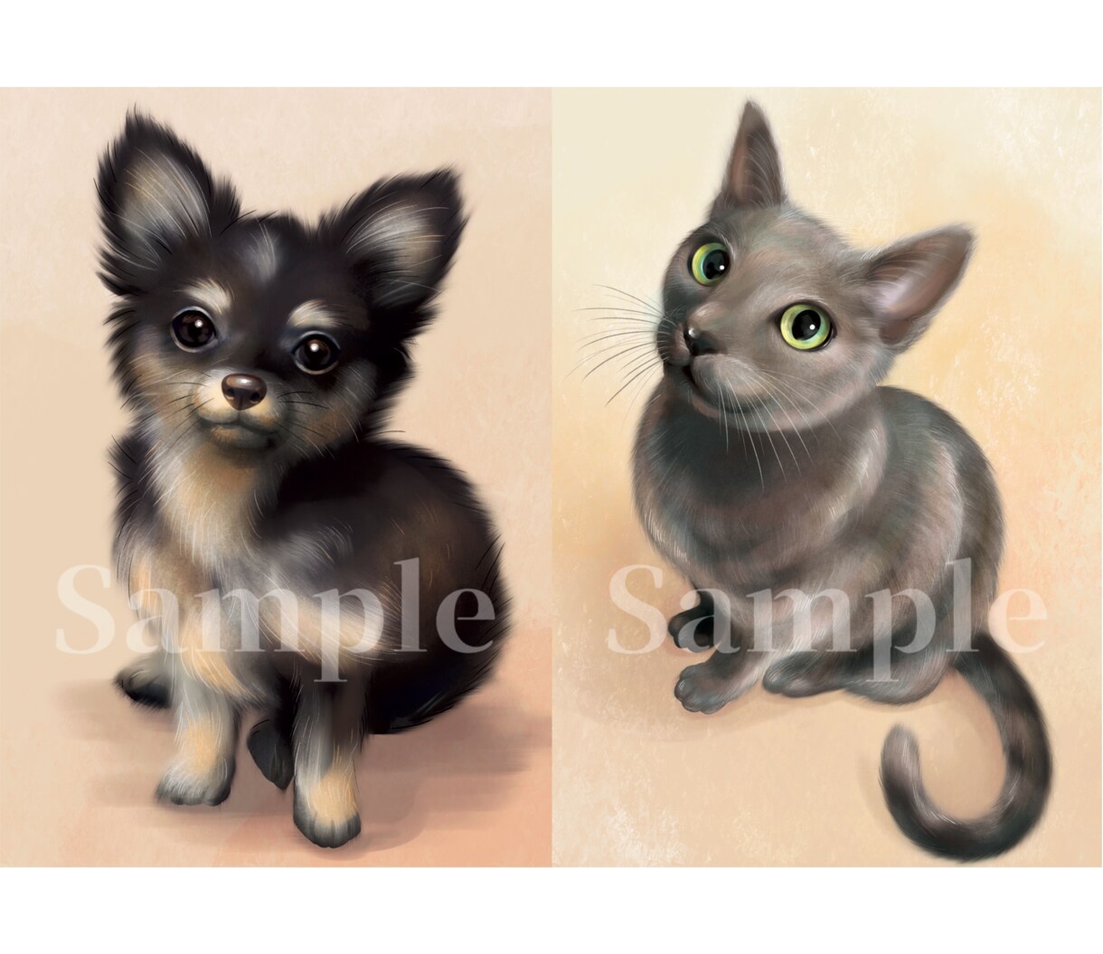 リアルなタッチでペット・動物の似顔絵を描きます ★印刷対応可能！★暖かな気持ちになる素敵なイラストをお届け イメージ8