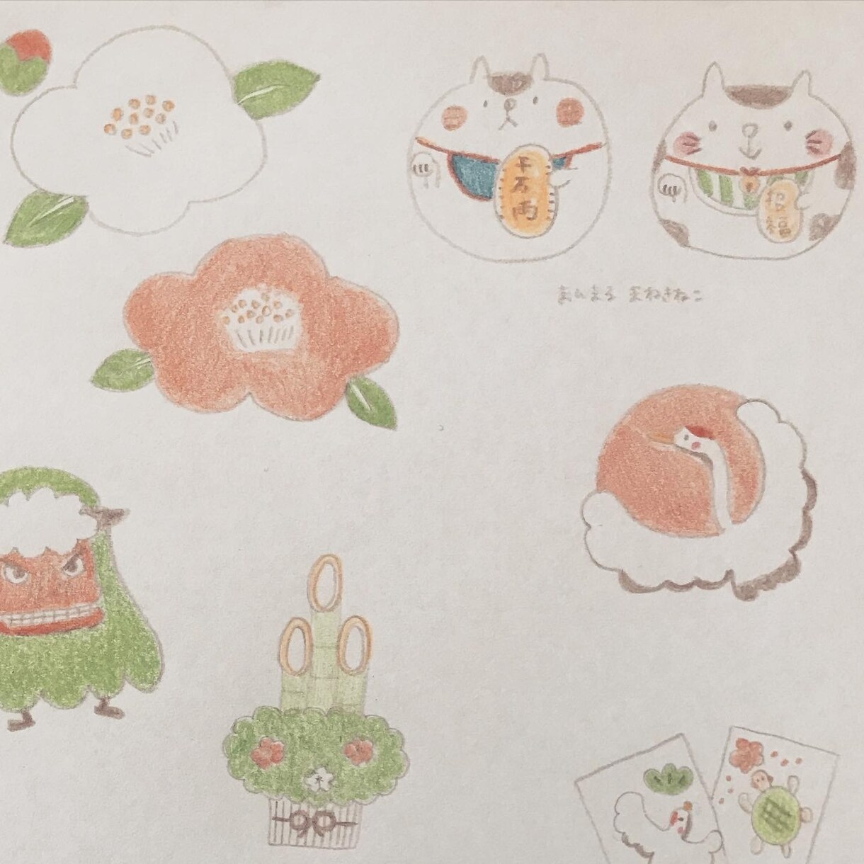 10点のほんわかイラストカットをお描きします 印刷物の挿絵に！ポップのワンポイントに！色々使えてお得 イメージ5