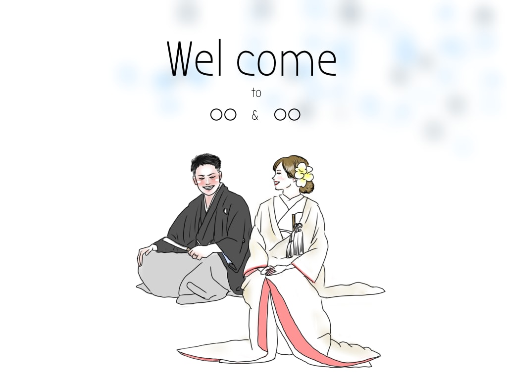 結婚式用【おしゃれな似顔絵】お描き致します 結婚式・サンキューカード・ウェルカム イメージ3