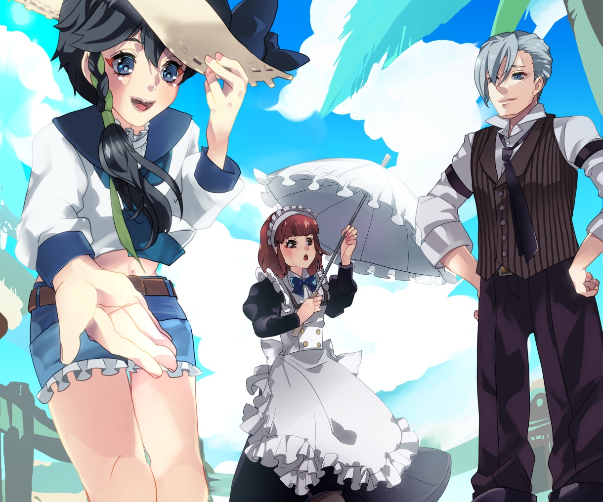 SNS・TRPG用等のイラストを彩り豊かに描きます ペア・夢絵可！ 創作・動画・TRPG用等ご希望のキャラを描画 イメージ6