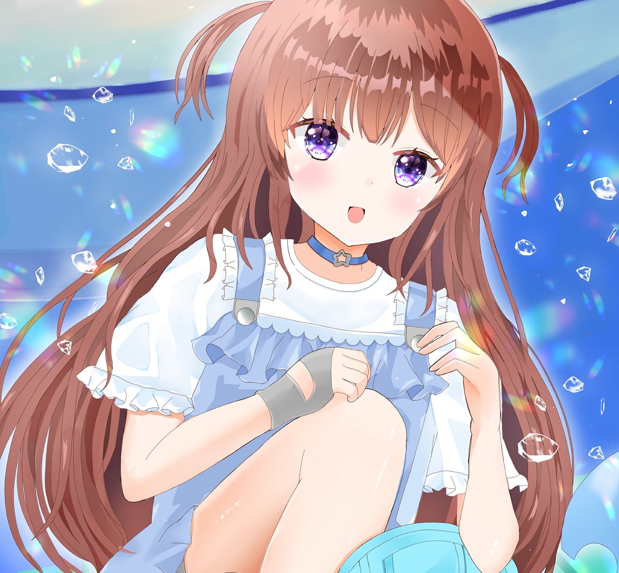 萌えイラストを丁寧に仕上げます 透明感のある色彩で世界観を表現します イメージ1