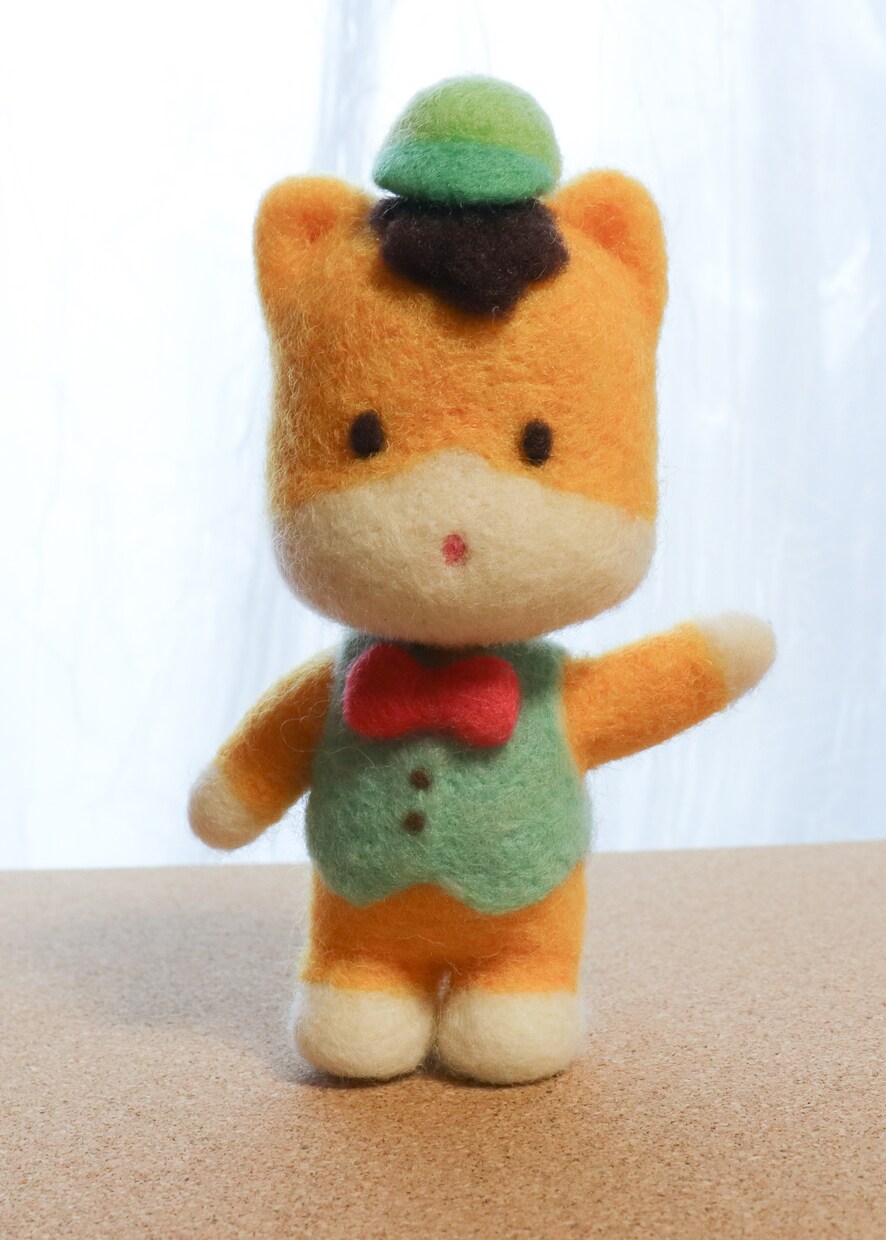 オリジナルの人形を羊毛フェルトで作ります 自由にポーズが変えられる人形です(基本15cmまで） イメージ9