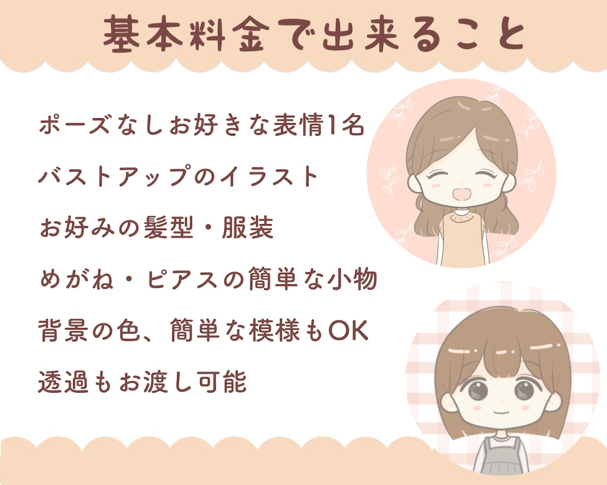 SNS•ブログなど◎ゆるかわアイコンお描きします 【５名様限定価格】アイコン、親子イラスト、ペットと一緒♪ イメージ5