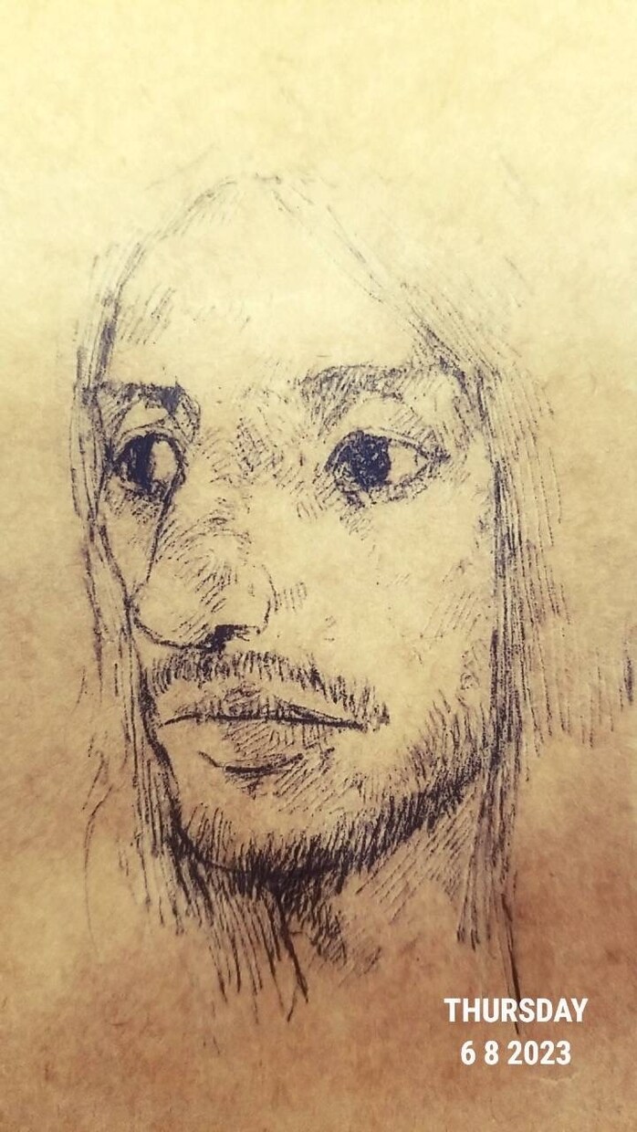 あなただけのオリジナル似顔絵描きます どこか味のある不思議なタッチで描きます。 イメージ1