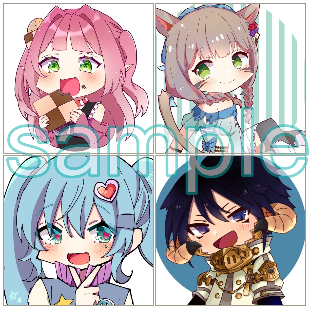 あなたに合ったイラストを描かせて頂きます ファンタジー風やポップ形など様々な絵をお描きします´`* イメージ6