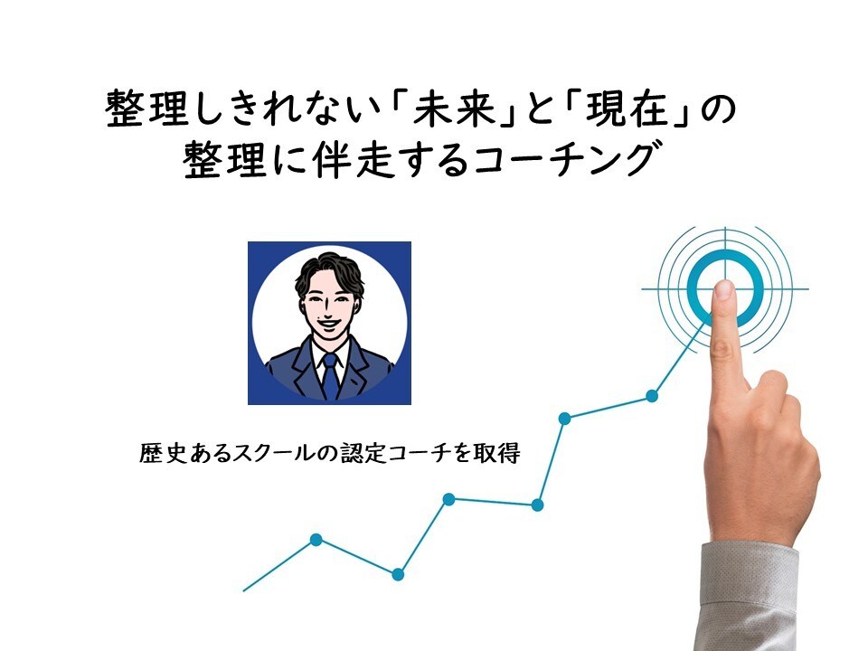 未来と現在の繋がりの整理にコーチングで伴走します 認定コーチの資格を取得、本業の人事でコーチングを提供中です イメージ1
