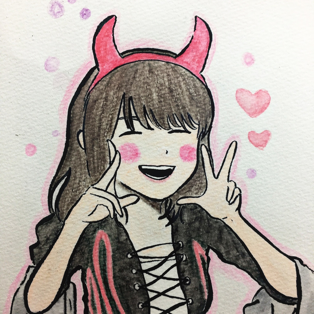 色いっぱいの可愛くて存在感のある絵を描きます 暗い心に色を増やすイラストならおまかせ！ イメージ4