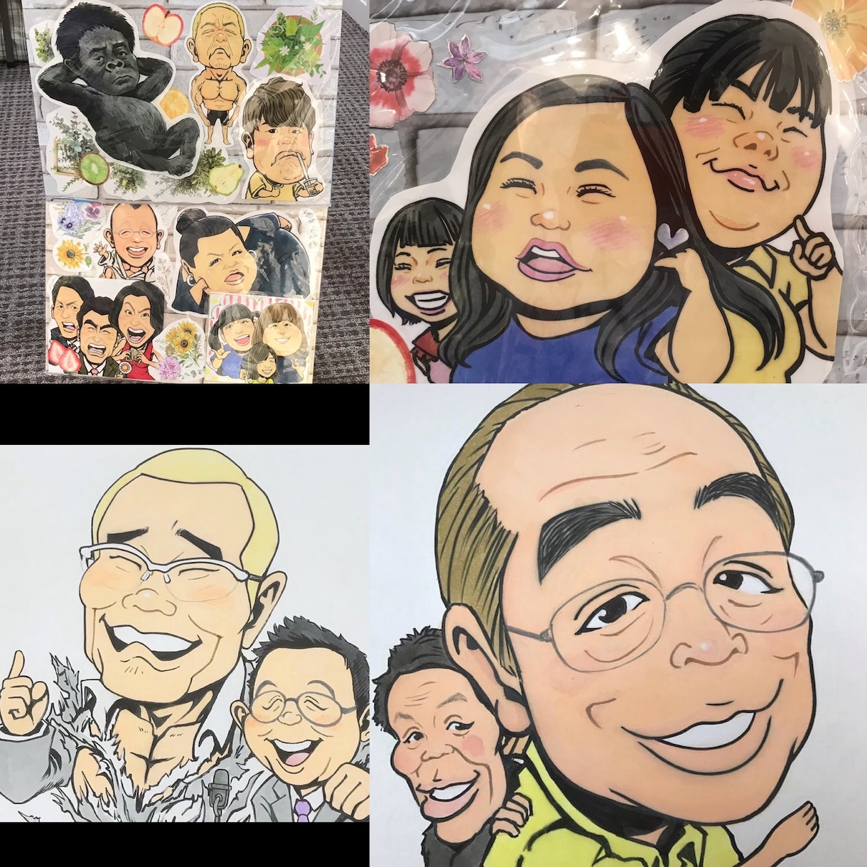 似顔絵歴10年以上のプロが素敵な似顔絵お描きします 御自身はもちろん御家族、御両親、御友人のプレゼントに♪ イメージ2