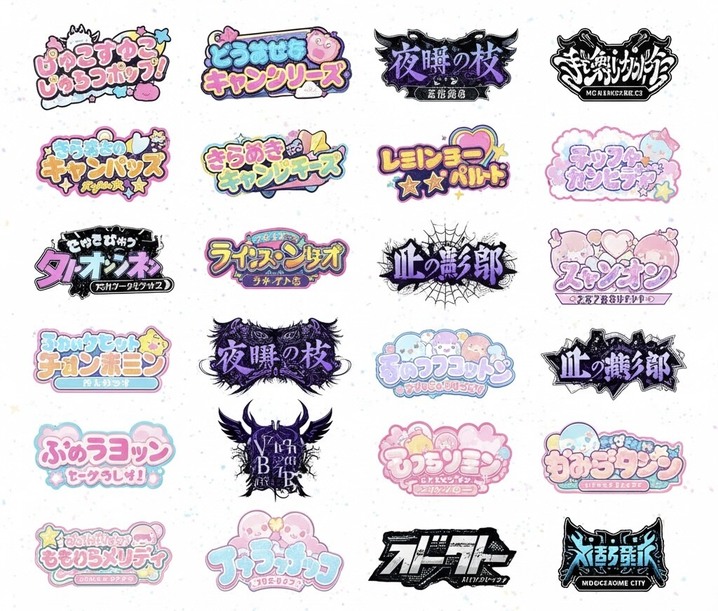 商用可！VTuberネームロゴなどデザインします ご依頼いただければ系統問わず作成させて頂きます！！！ イメージ5