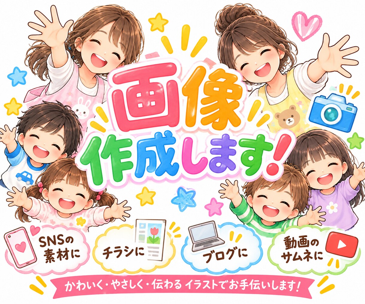 SNSで利用できる画像作成、運用をします Canvaを使用してオリジナルの広告等を作成します！ イメージ1