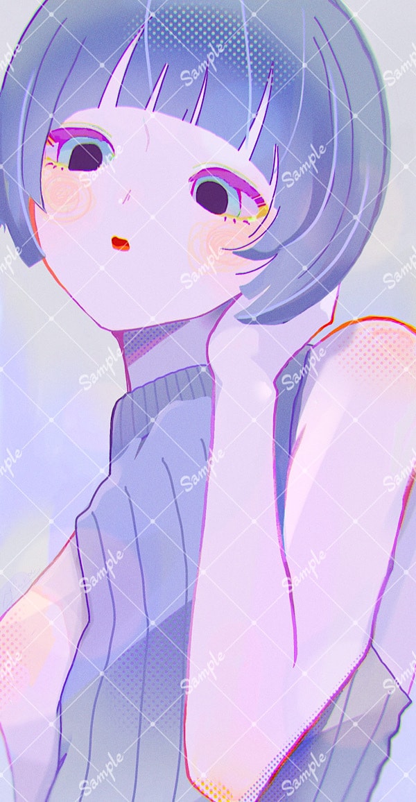 完全おまかせ！淡く透明感のある一枚絵お描きします 商用OK◎ラフの提出・修正なしで、安価でイラスト制作します！ イメージ5