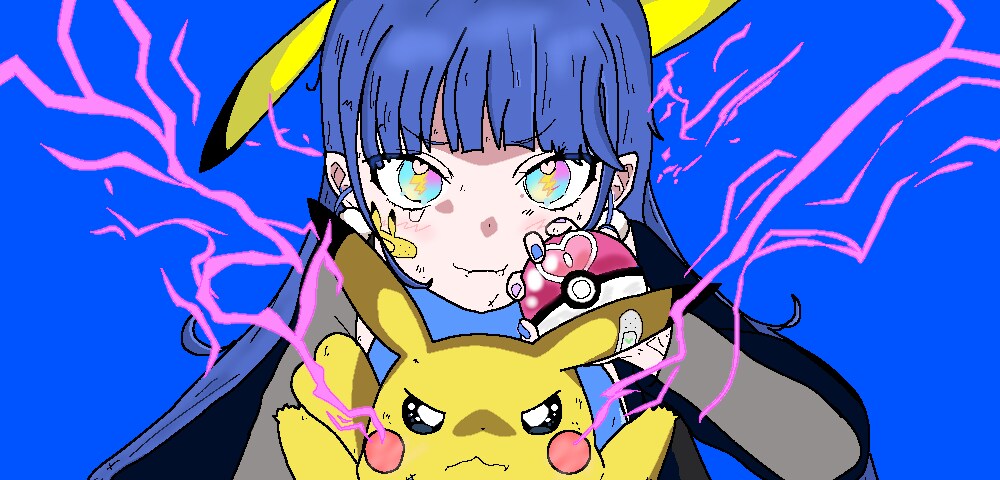 歌ってみた動画のイラスト描きます 歌ってみた動画のタイトル画面の絵を描きます イメージ1