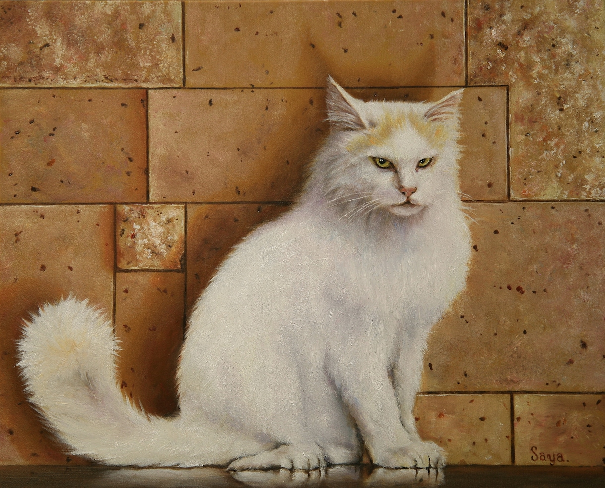 猫好きのプロの画家があなたの愛猫を油絵で描きます 世界一可愛い愛猫チャンをアート世界の主役として描きます イメージ10