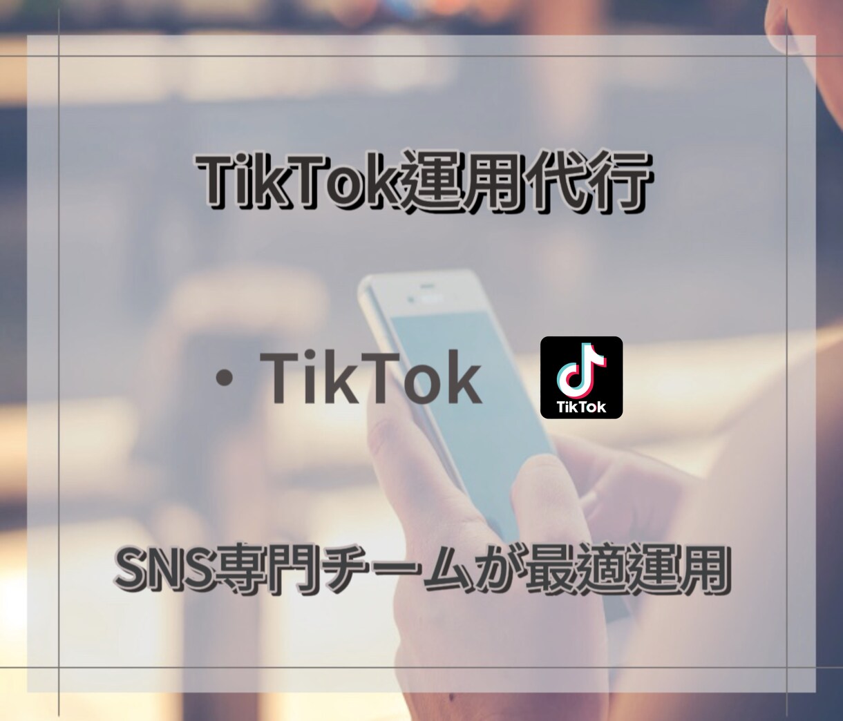 SNSのプロがあなたのTikTokを運用します 実績豊富なSNS運用チームがあなたの運用目標を達成します! イメージ1