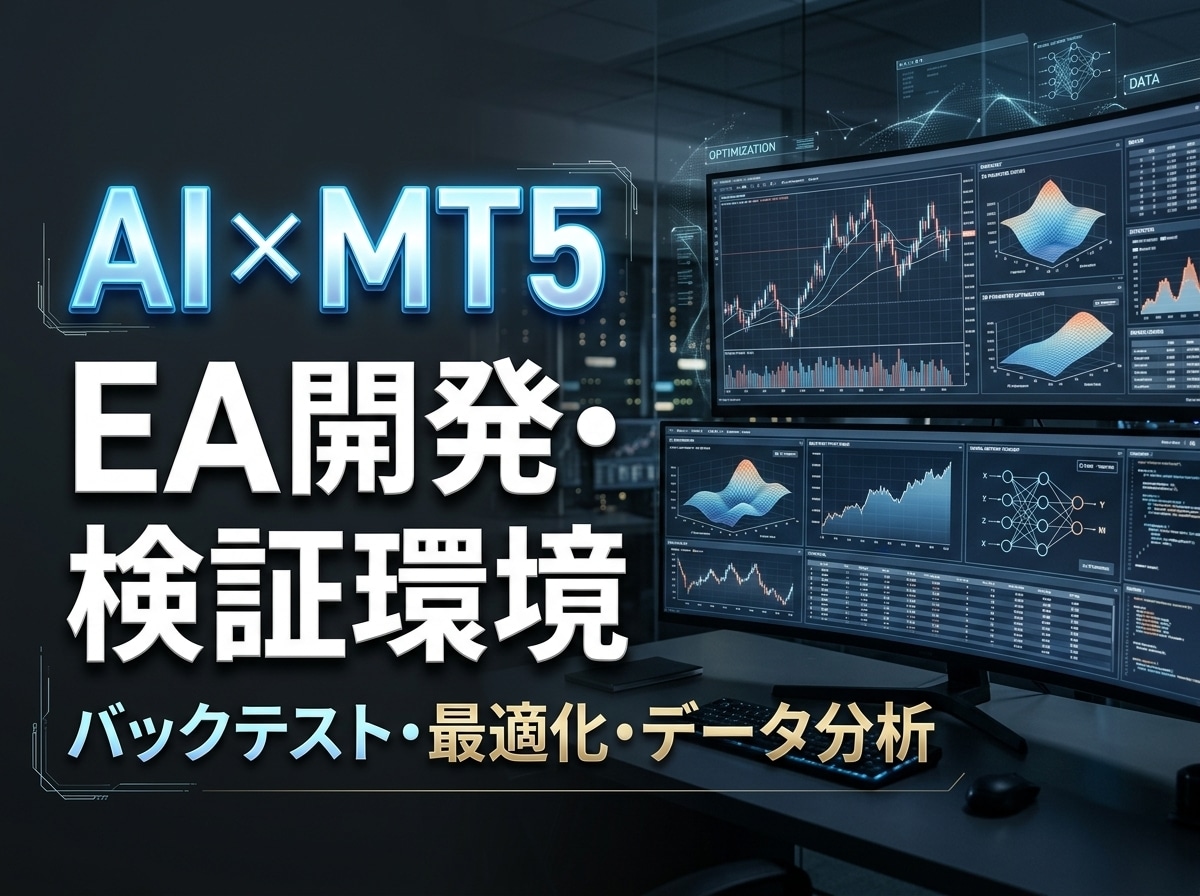 MT5×AIのEA開発検証環境をセットアップします AIを活用したEA開発・検証のための環境構築をサポートします イメージ1