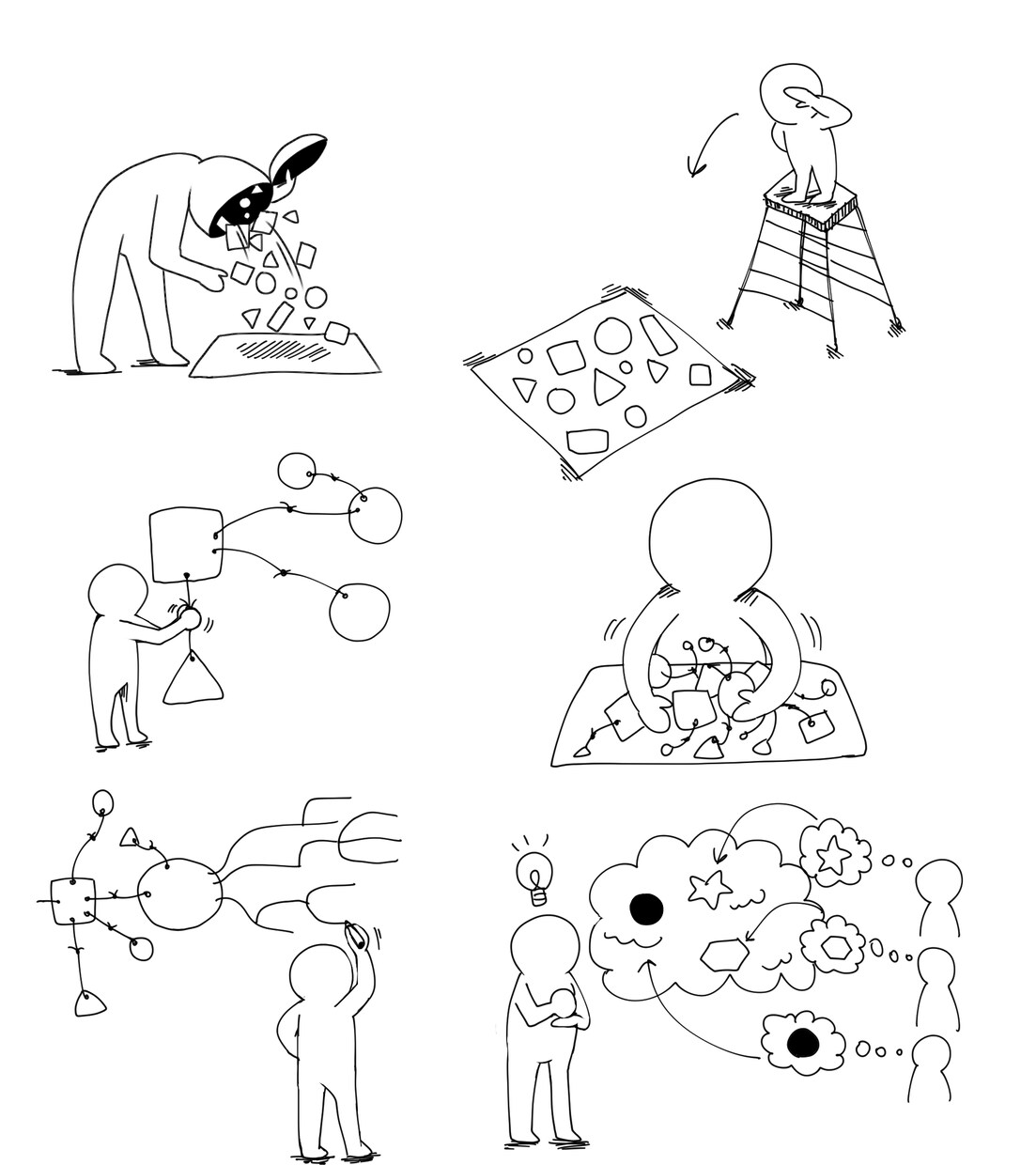 スタイリッシュな手書き風イラストカット描きます 「伝わる企画書・プレゼン」に変身させます！ イメージ2