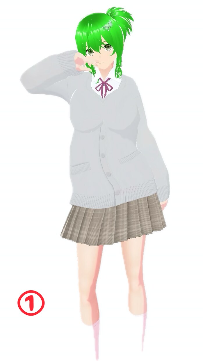 完成品VRoidキャラクター汎用を渡します まずはこのキャラクターでやってみてはദ്ദി ˃ ᵕ ˂ ) イメージ3