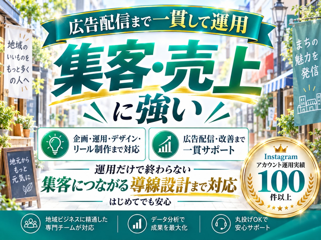 地域で選ばれるInstagram運用をいたします 「地域集客・来店」に強いInstagram運用 イメージ3
