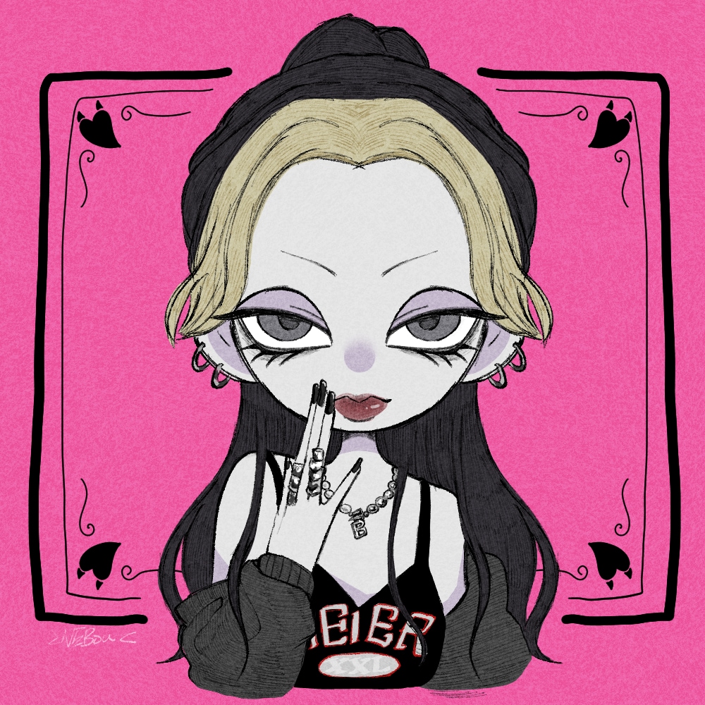 ダークポップでキュートな可愛いアイコンお描きします 個性◎ポップで可愛いダークなアイコンです イメージ4